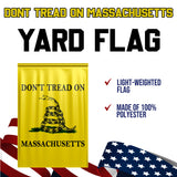 Don't Tread On Massachusetts Yard Flag- Limited Edition Garden Flag