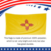 New Mexico State Flag 3 x 5 Feet