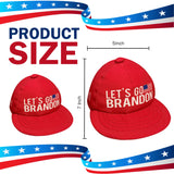Let's Go Brandon Red Chew Toy Hat
