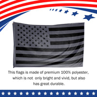 Black American Flag 3 x 5 Flag