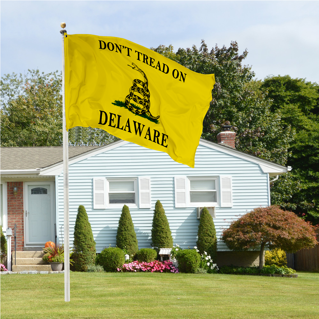 Don't Tread on Delaware 3 x 5 Gadsden Flag - Limited Edition