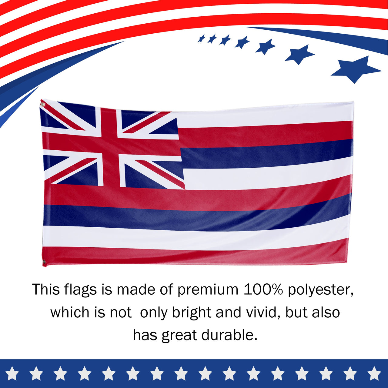 Hawaii State Flag 3 x 5 Feet