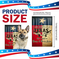 Texas Law & Order Yard Flag