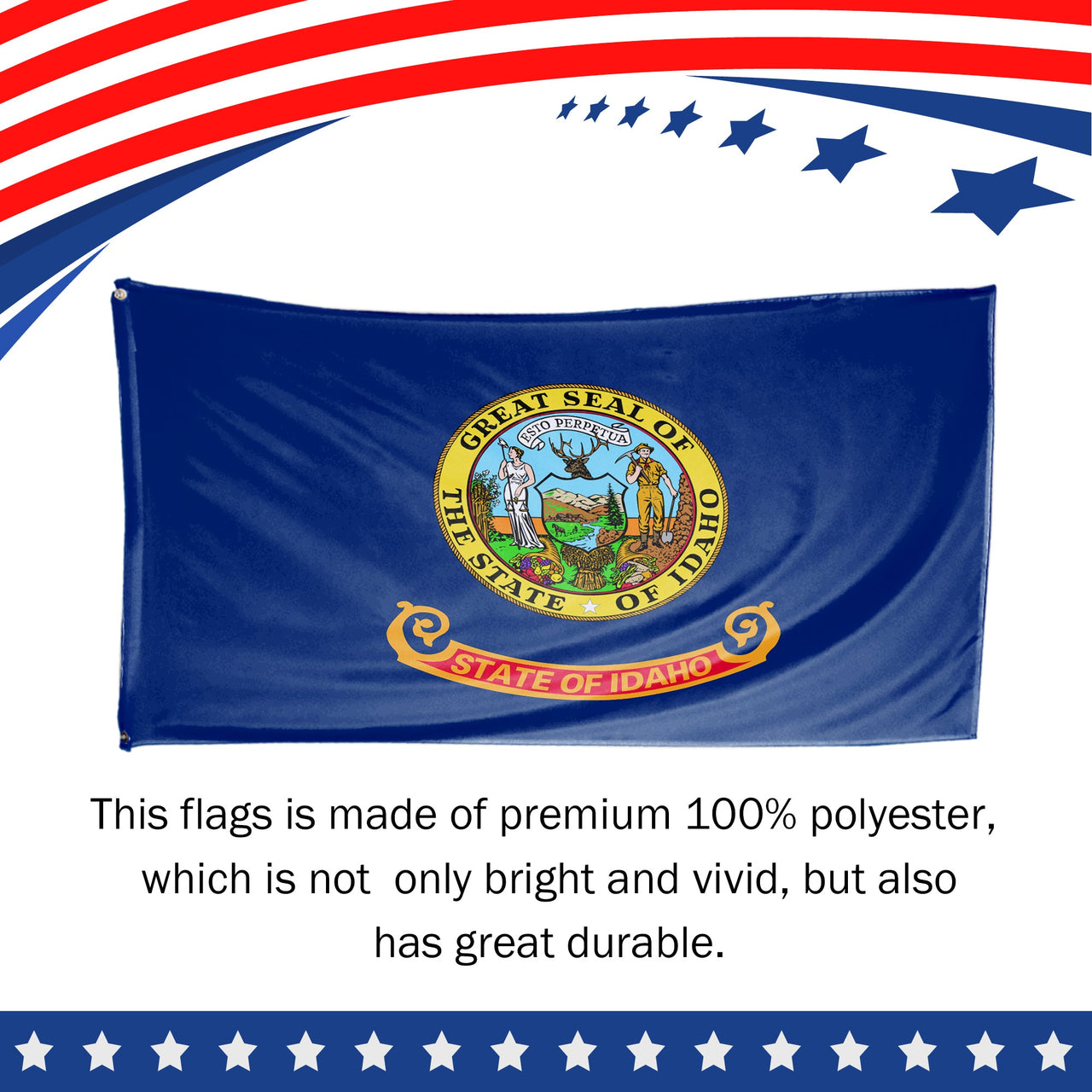 Idaho State Flag 3 x 5 Feet