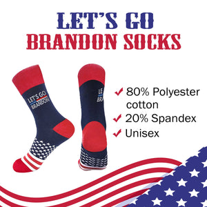 Let's Go Brandon Red Socks