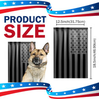 Black American Yard Flag