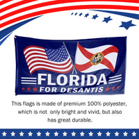Florida For Desantis 3 x 5 Flag Limited Edition Dual Flags