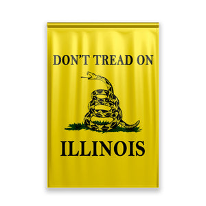 Don't Tread On Illinois Yard Flag- Limited Edition Garden Flag