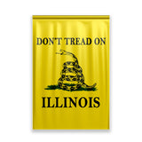 Don't Tread On Illinois Yard Flag- Limited Edition Garden Flag