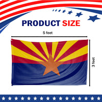 Arizona State Flag 3 x 5 Feet