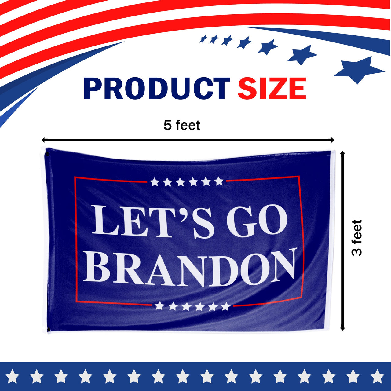 Let's Go Brandon Limited Edition 3 x 5 Flag