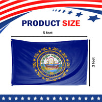 New Hampshire State Flag 3 x 5 Feet
