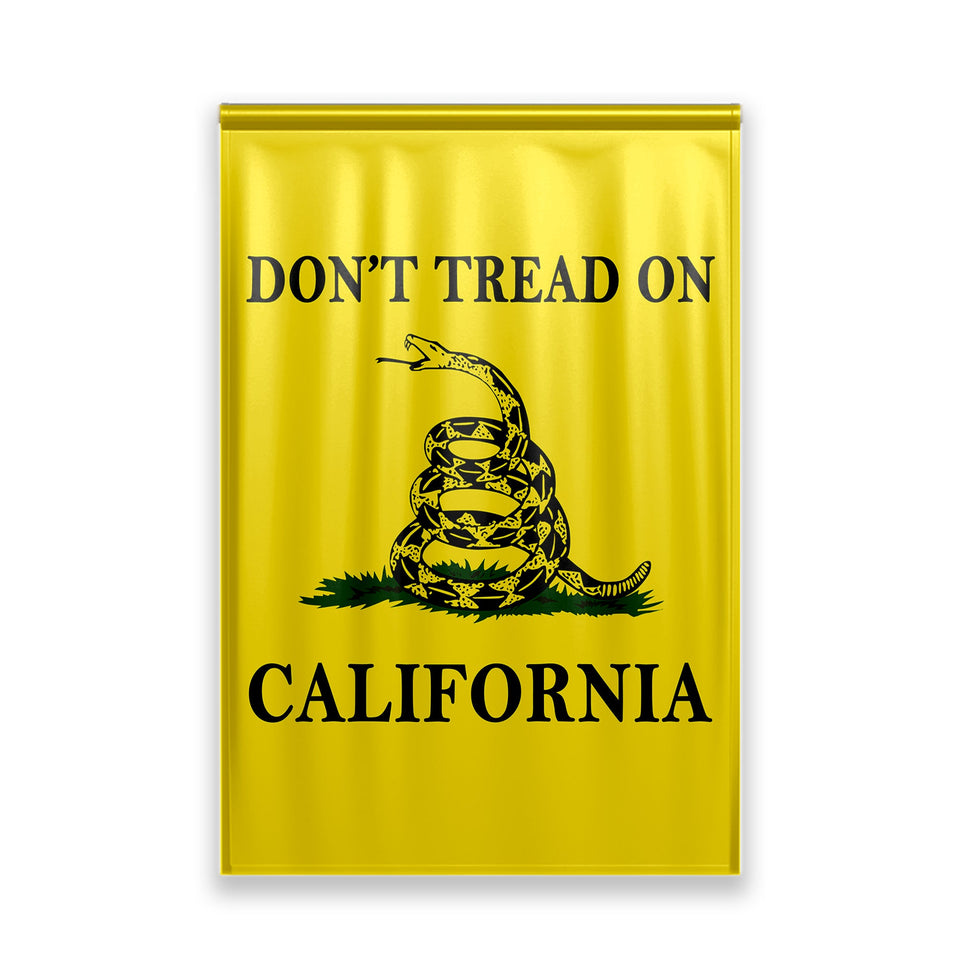 Don't Tread On California Yard Flag- Limited Edition Garden Flag