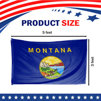 Montana State Flag 3 x 5 Feet