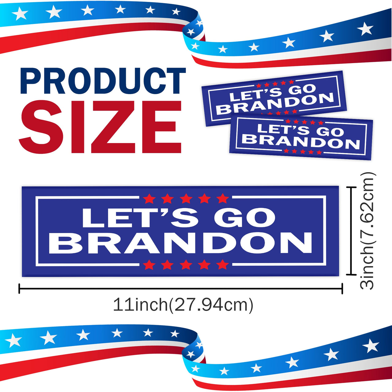 Let's Go Brandon Bumper Stickers