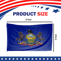 Pennsylvania State Flag 3 x 5 Feet