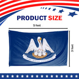 Louisiana State Flag 3 x 5 Feet