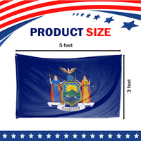 New York State Flag 3 x 5 Feet