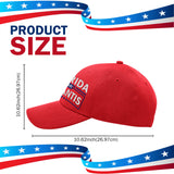 Florida For Desantis Limited Edition Red Embroidered Hat