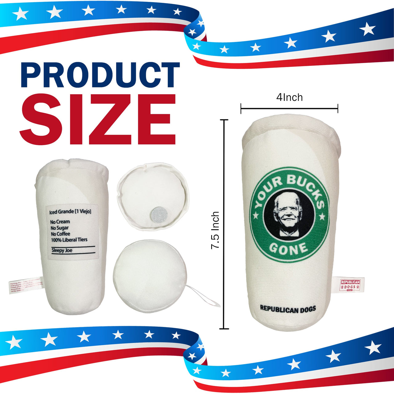 Your Bucks Gone Parody Chew Toy Doll