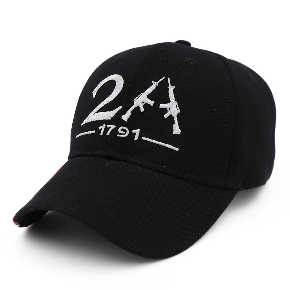 2nd Amendment 2A Limited Edition Black Embroidered Hat