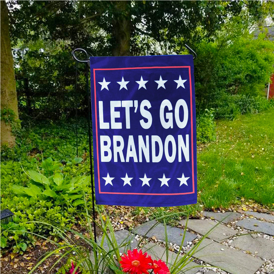 Let Go Brandon Starter Pack - Includes Full Size 3 x 5 Flag - Garden Flag - Embroidered Hat