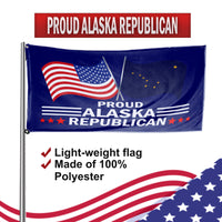Proud Alaska Republican  3 x 5 Flag - Limited Edition Flags