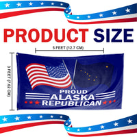 Proud Alaska Republican  3 x 5 Flag - Limited Edition Flags