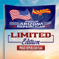 Proud Arizona Republican  3 x 5 Flag - Limited Edition Flags