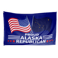 Proud Alaska Republican  3 x 5 Flag - Limited Edition Flags