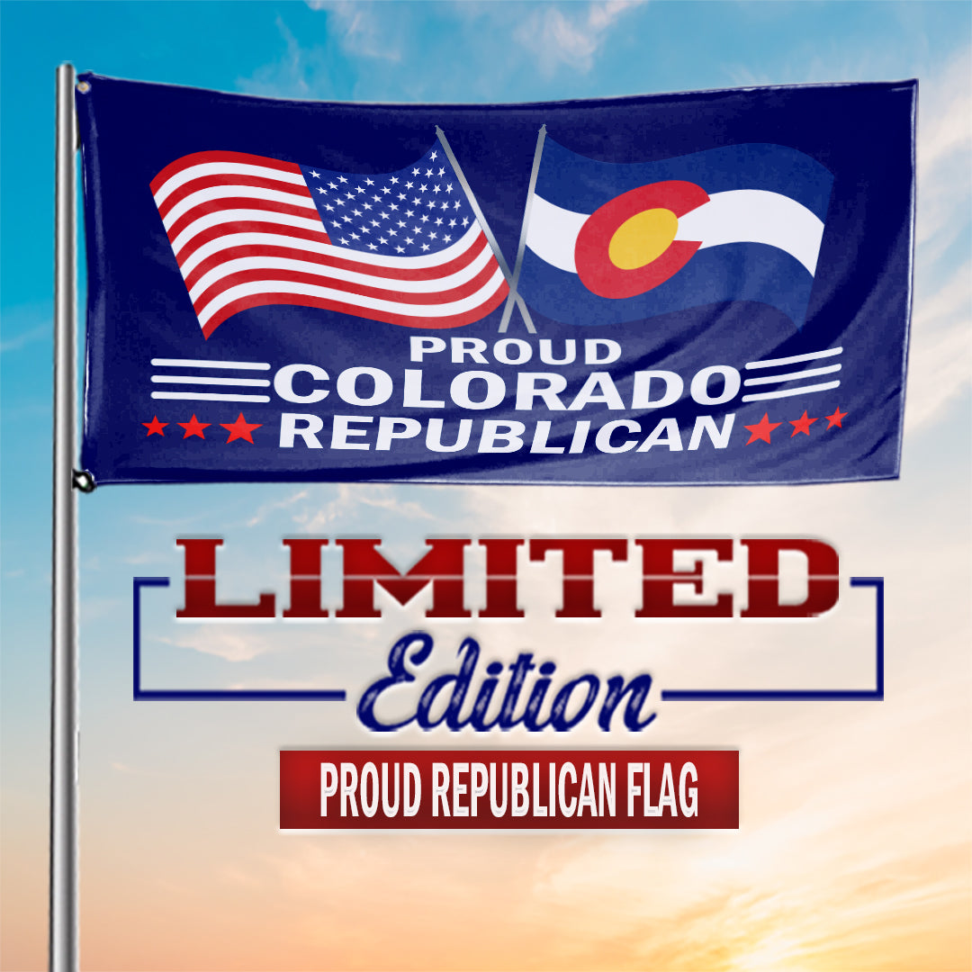 Proud Colorado Republican 3 x 5 Flag - Limited Edition Flags