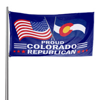 Proud Colorado Republican 3 x 5 Flag - Limited Edition Flags