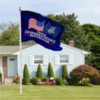 Proud Connecticut Republican 3 x 5 Flag - Limited Edition Flags