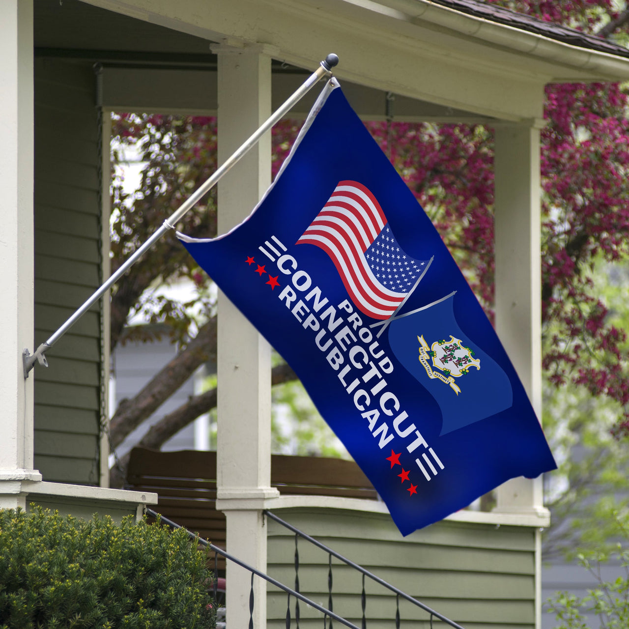Proud Connecticut Republican 3 x 5 Flag - Limited Edition Flags