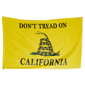 Don't Tread on California 3 x 5 Gadsden Flag - Limited Edition