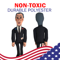 Chuck Schumer Tough Plush Dog Chew Toy with Squeaker - Official Republican Dogs