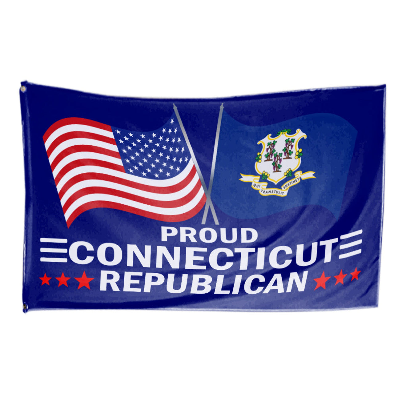 Proud Connecticut Republican 3 x 5 Flag - Limited Edition Flags