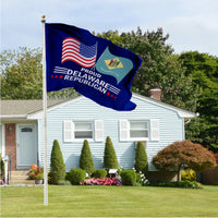 Proud Delaware Republican 3 x 5 Flag - Limited Edition Flags