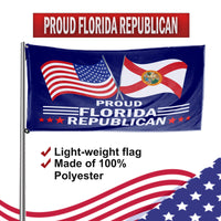 Proud Florida Republican  3 x 5 Flag - Limited Edition Flags