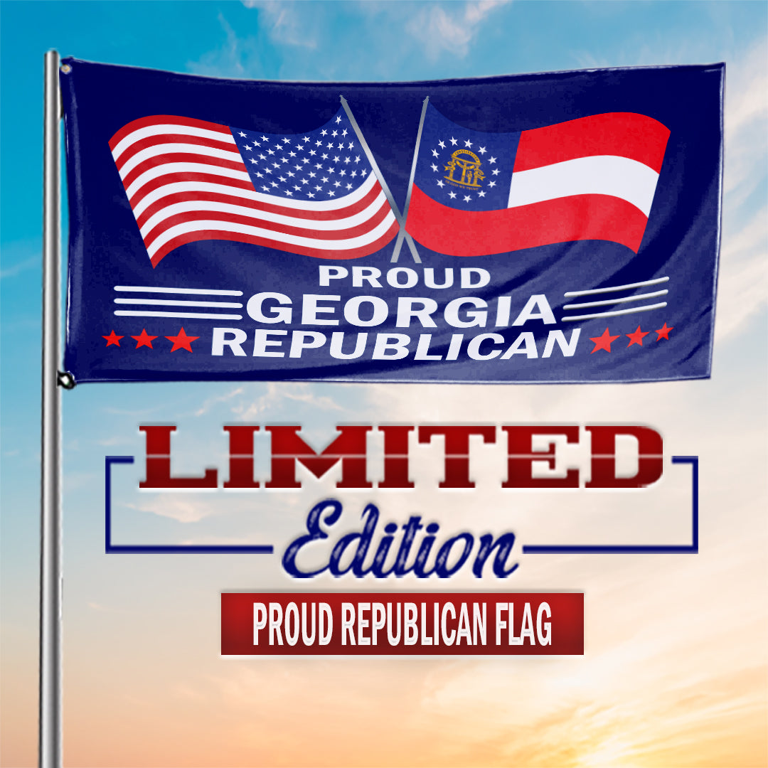 Proud Georgia Republican 3 x 5 Flag - Limited Edition Flags