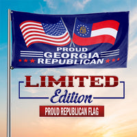 Proud Georgia Republican 3 x 5 Flag - Limited Edition Flags