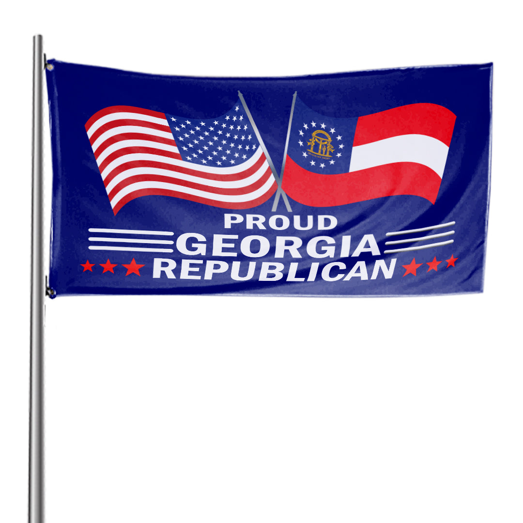 Proud Georgia Republican 3 x 5 Flag - Limited Edition Flags