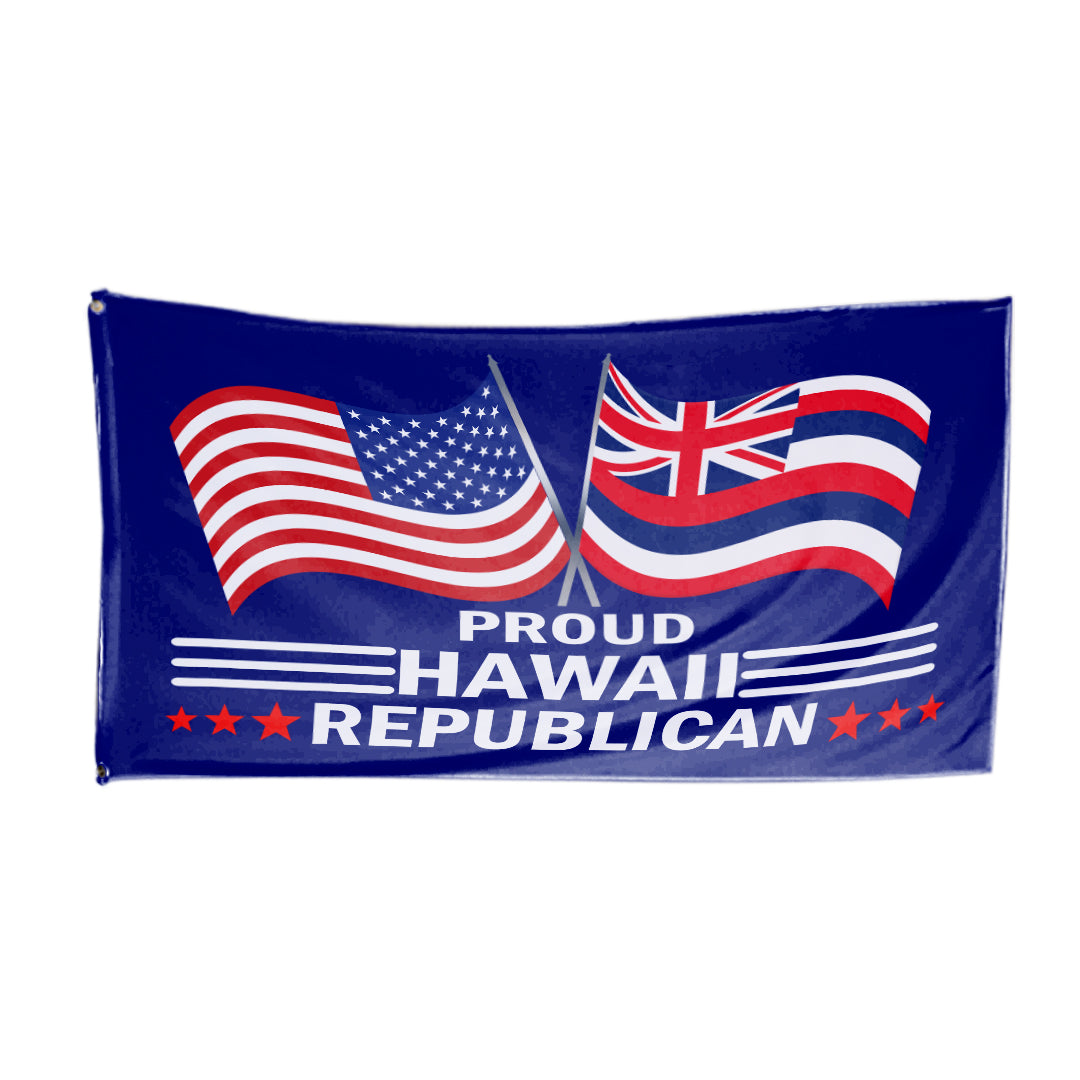 Proud Hawaii Republican  3 x 5 Flag - Limited Edition Flags