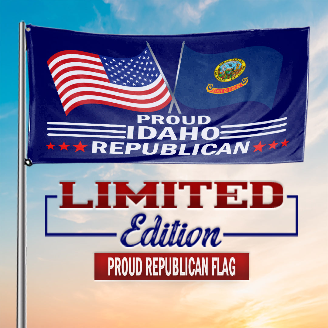 Proud Idaho Republican 3 x 5 Flag - Limited Edition Flags