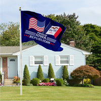 Proud Iowa Republican 3 x 5 Flag - Limited Edition Flags