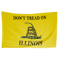 50 States Don't Tread On 3 X 5 Gadsden Flag - Limited Edition Dual Flags - All States Available
