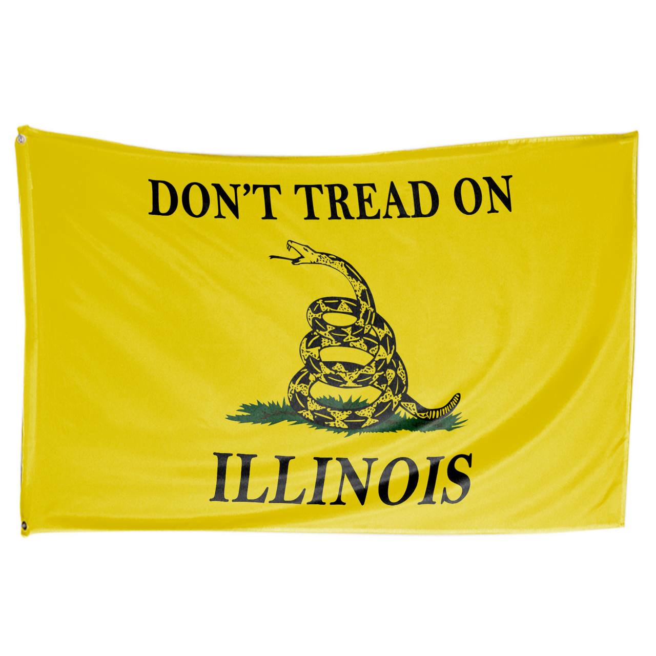 Don't Tread on Illinois 3 x 5 Gadsden Flag - Limited Edition