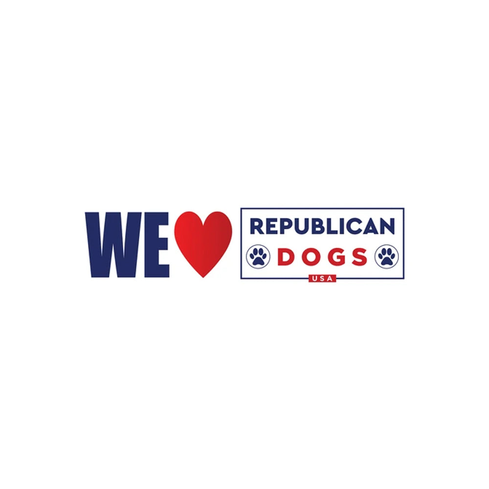 We Love Republican Dogs Bumper Sticker