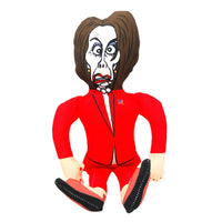 Nancy Pelosi Tough Plush Dog Chew Toy with Squeaker - Official Republican Dogs