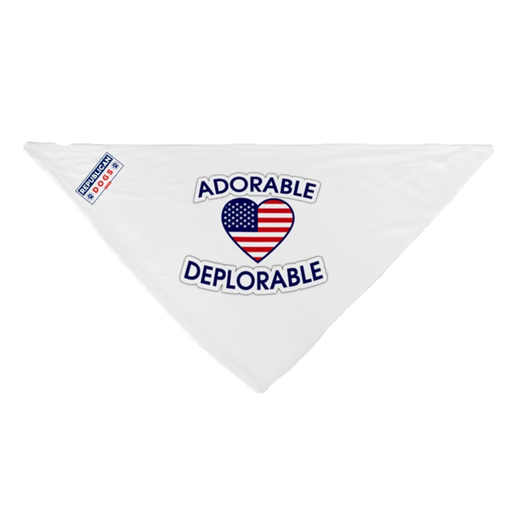 Adorable Deplorable Dog Bandana